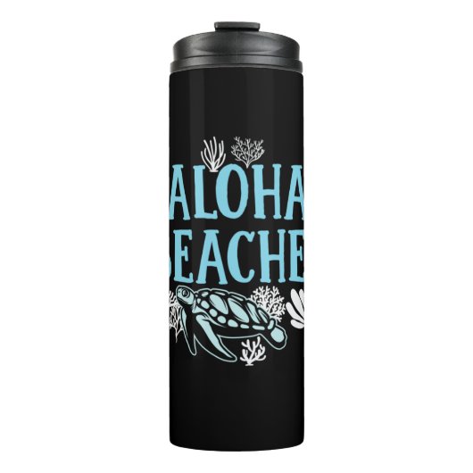 Turtle Lover | Aloha Beaches Thermosbeker (Voorkant)