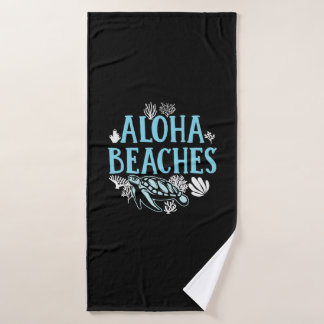 Turtle Lover | Aloha-stranden Badhanddoek