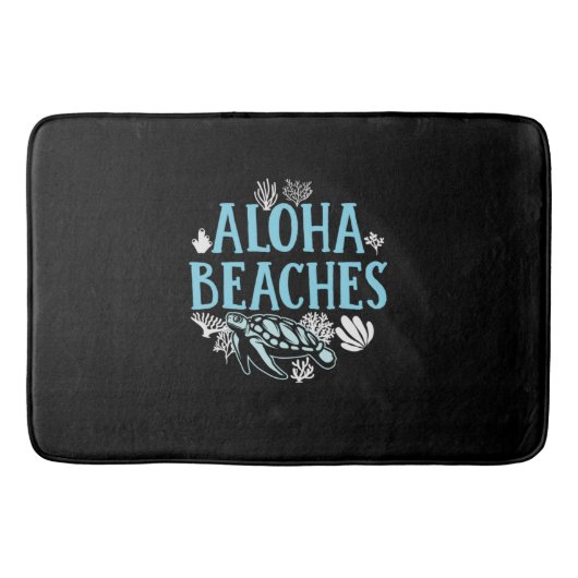 Turtle Lover | Aloha-stranden Badmat (Voorkant)