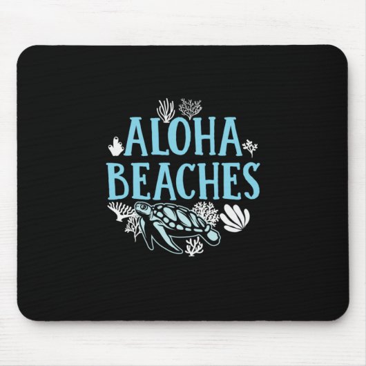 Turtle Lover | Aloha-stranden Muismat (Voorkant)