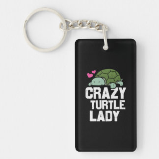 Turtle Lover | Crazy Turtle Lady Sleutelhanger
