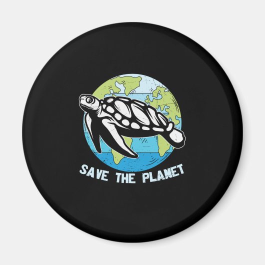 Turtle Lover | De planeet redden Magneet (Voorkant)
