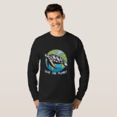 Turtle Lover | De planeet redden T-shirt (Voorkant volledig)