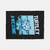 Turtle Lover | Geweldige Turtley Fleece Deken (Voorkant (Horizontaal))