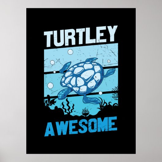 Turtle Lover | Geweldige Turtley Poster (Voorkant)
