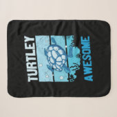 Turtle Lover | Geweldige Turtley Sherpa Deken (Voorkant (horizontaal))