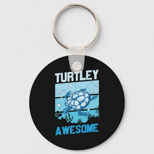 Turtle Lover | Geweldige Turtley Sleutelhanger (Voorkant)