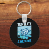 Turtle Lover | Geweldige Turtley Sleutelhanger (Voorkant)