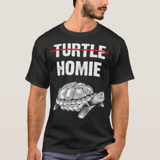 Turtle lover grappige Turtle homie vrienden schatt T-shirt