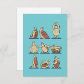 Turtle Lover Green Sea Turtle Yoga Bedankkaart (Voorkant / Achterkant)