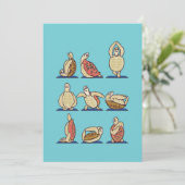 Turtle Lover Green Zee Turtle Yoga Save The Date (Staand voorkant)