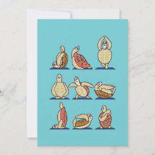 Turtle Lover Green Zee Turtle Yoga Save The Date