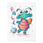 Turtle Lover Herfst Cute Zee Turtle Foto Afdruk (Voorkant)