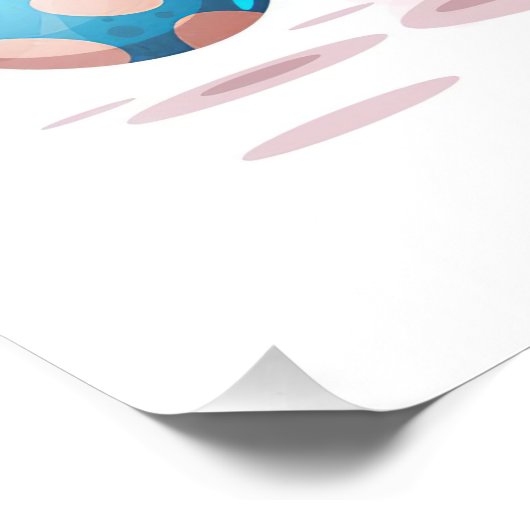 Turtle Lover Herfst Cute Zee Turtle Foto Afdruk (Hoek)