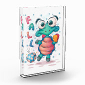 Turtle Lover Herfst Cute Zee Turtle Fotoblokken (Links)