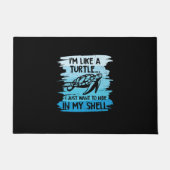Turtle Lover | Ik ben een schildpad Deurmat (Voorkant)