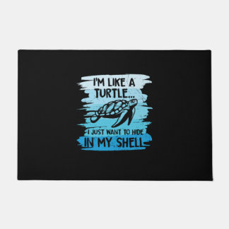Turtle Lover | Ik ben een schildpad Deurmat