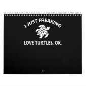 Turtle Lover | Ik ben gewoon overloopschildpadden Kalender (Hoes)