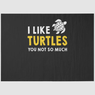 Turtle Lover | Ik hou van schildpadden die je niet Tissuepapier