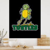Turtle Lover | Ik hou van schildpadden Poster (Keuken)