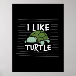 Turtle Lover   Ik hou van schildpadden Poster