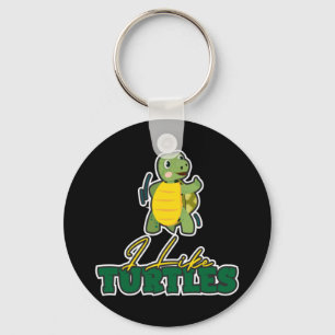 Turtle Lover   Ik hou van schildpadden Sleutelhanger