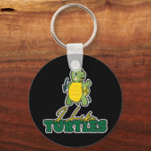 Turtle Lover | Ik hou van schildpadden Sleutelhanger (Voorkant)