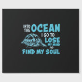 Turtle Lover | In de oceaan Cadeaupapier (Vlak)