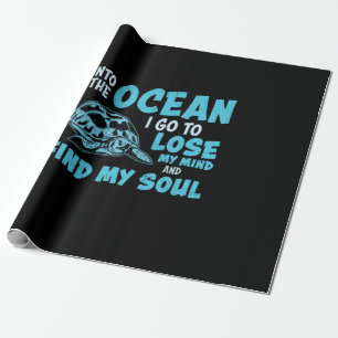 Turtle Lover In de oceaan Cadeaupapier