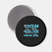Turtle Lover | In de oceaan Magneet (Voorkant / Achterkant)