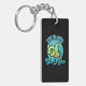 Turtle Lover Life is Good With A Turtle Sleutelhanger (Voorkant Links)