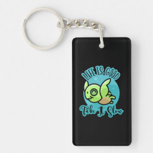 Turtle Lover Life is Good With A Turtle Sleutelhanger