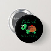 Turtle Lover | Nationale liefdesschildpad Ronde Button 5,7 Cm (Voorkant /achterkant)