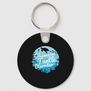 Turtle Lover Obsessieve schildklierstoornis Sleutelhanger