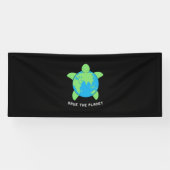 Turtle Lover | Save The Turtle Planet Spandoek (Horizontaal)