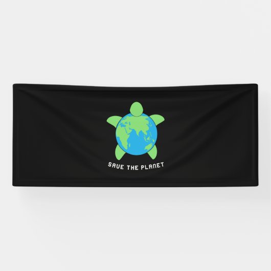 Turtle Lover | Save The Turtle Planet Spandoek (Horizontaal)