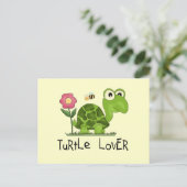 Turtle Lover Tshirts en cadeaus Briefkaart (Staand voorkant)