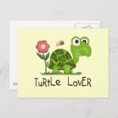 Turtle Lover Tshirts en cadeaus Briefkaart (Voorkant / Achterkant)