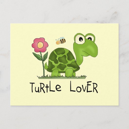 Turtle Lover Tshirts en cadeaus Briefkaart (Voorkant)