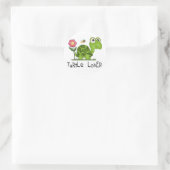 Turtle Lover Tshirts en cadeautjes Ronde Sticker (Tas)