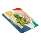 Turtle Lover Turtle Mandala Meditation Magneet (Rechterzijde)