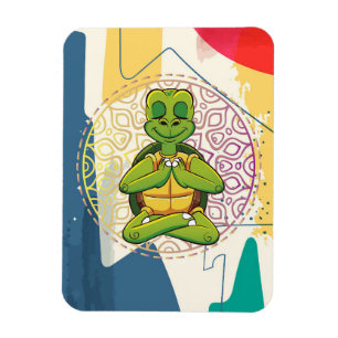 Turtle Lover Turtle Mandala Meditation Magneet