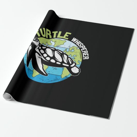 Turtle Lover | Turtle Whisperer Cadeaupapier (Uitgerold)