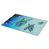 Turtle Lover Zee Turtles Dance Snijplank (Hoek)
