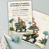 Turtle Magic Ride Verjaardagsfeest Kaart