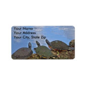 Turtle Mailing Label (Voorkant)
