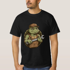 Turtle Mechanic - Langzaam Precisie Garage Sleutel T-shirt