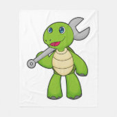 Turtle Mechanic WFrench Fleece Deken (Voorkant)