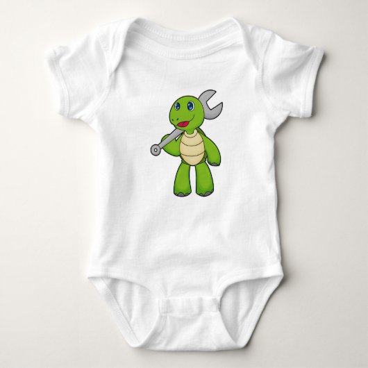Turtle Mechanic WFrench Romper (Voorkant)