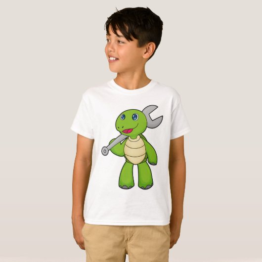 Turtle Mechanic WFrench T-shirt (Voorkant volledig)